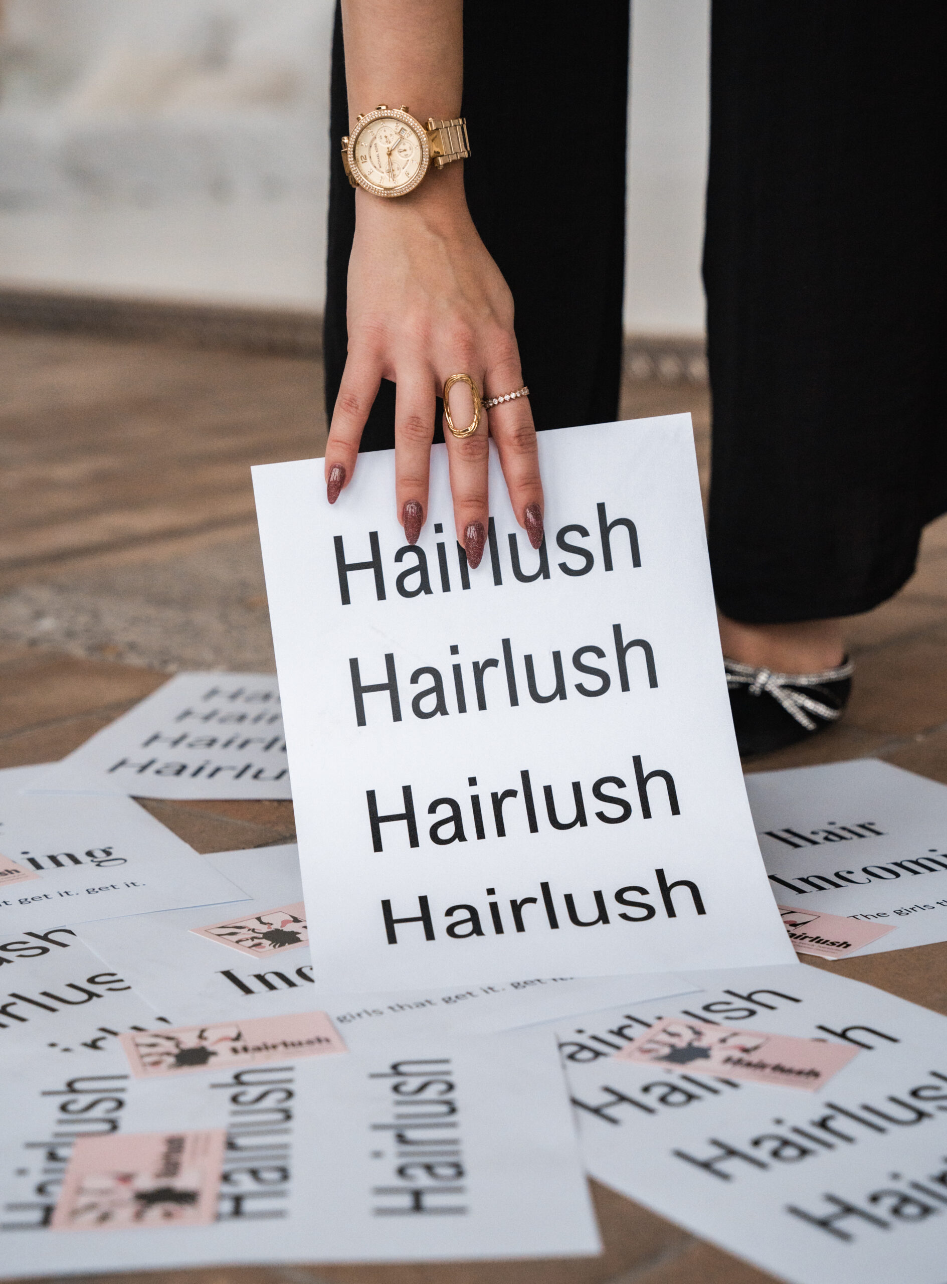 Hairlush text